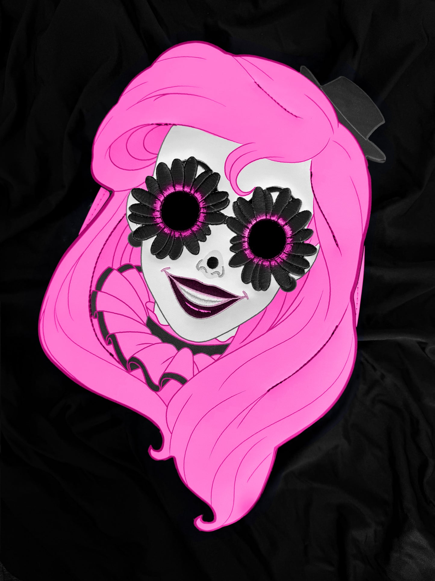 Magically Horrific™ AF FLOWER EYES Limited Edition Novelty Purse/ Backpack PINK
