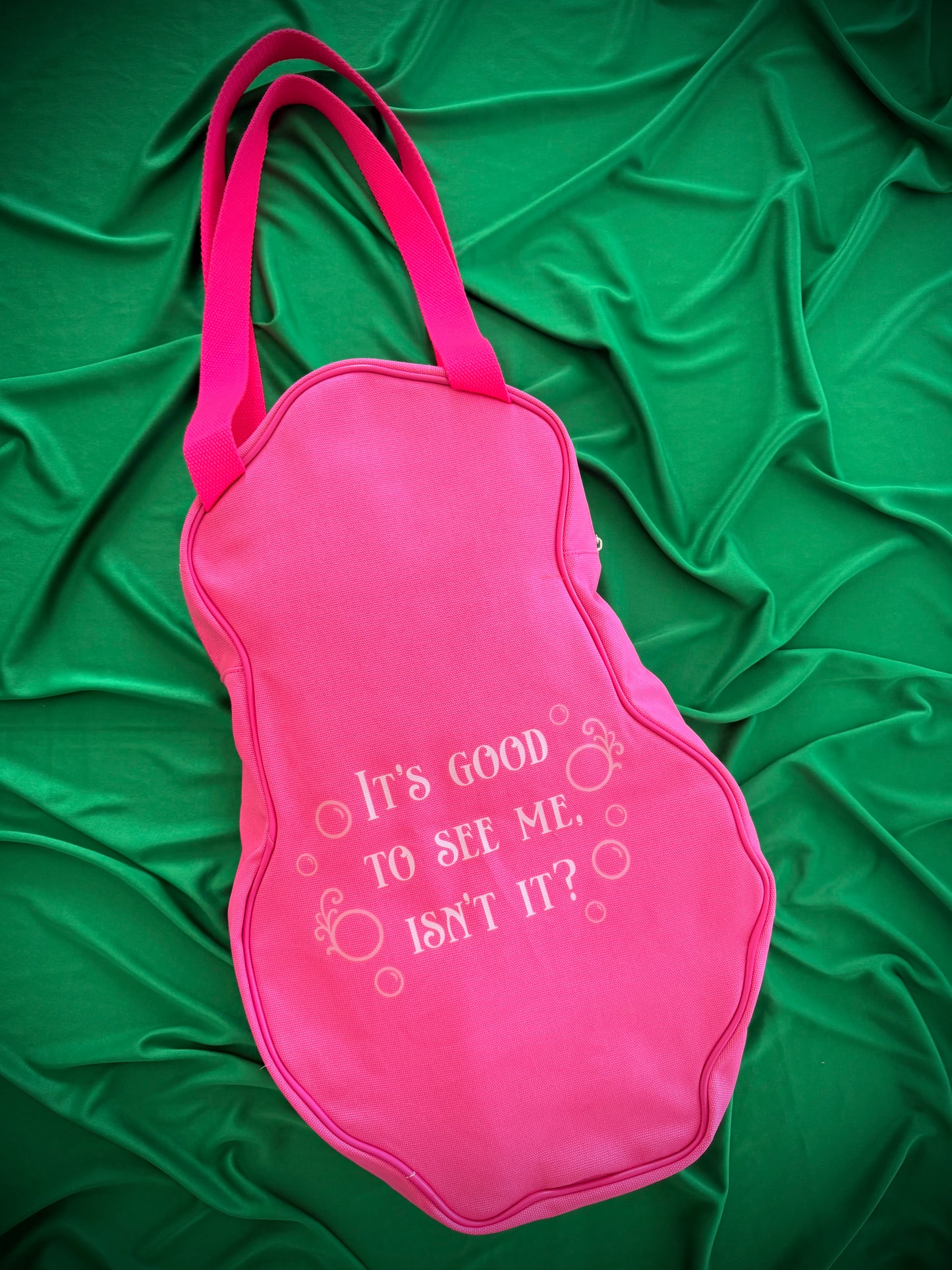 Magically Horrific™ BLONDE & PINK Big Face Zip Tote Bag