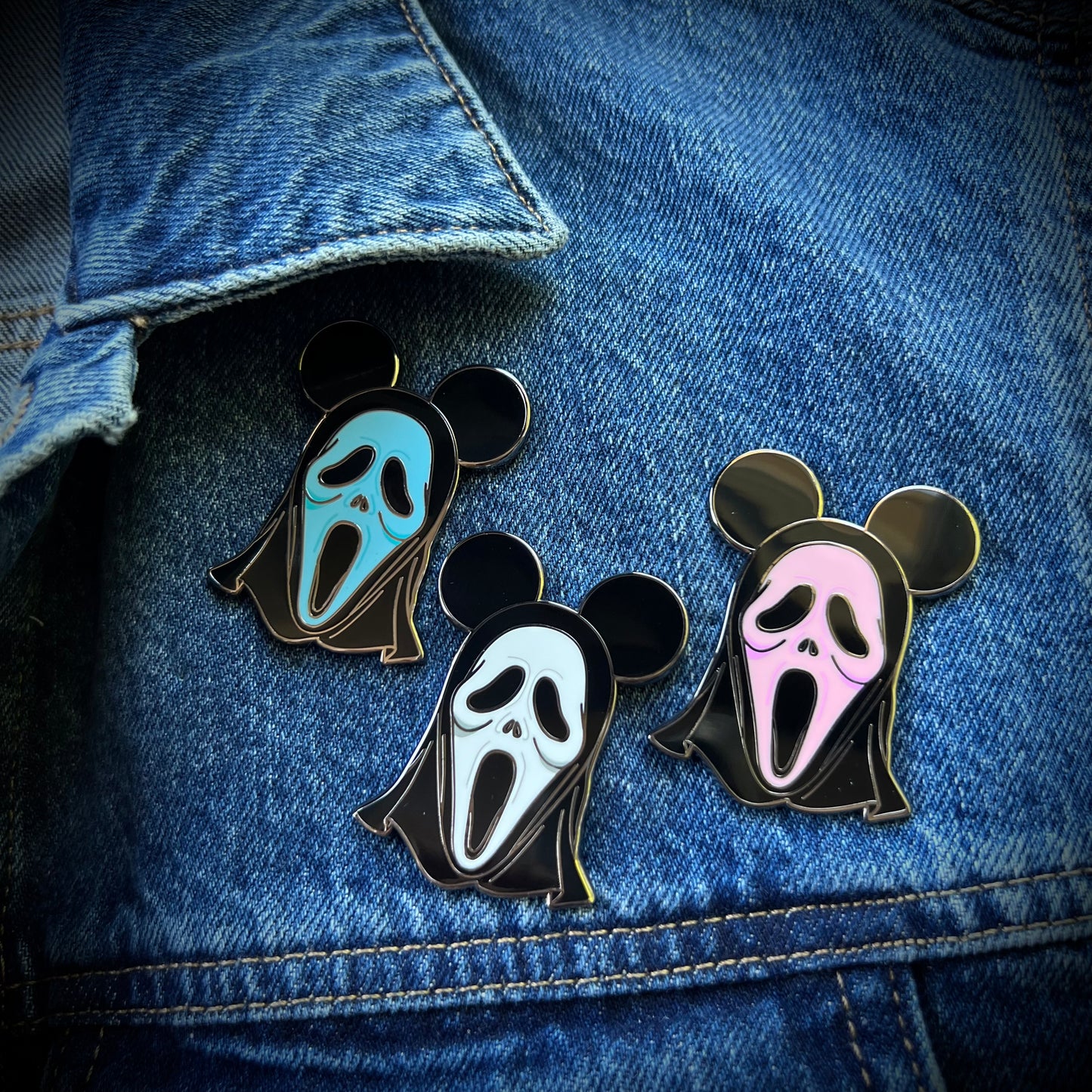 Magically Horrific™ "Ghost" Enamel Pin (Pastel Blue)