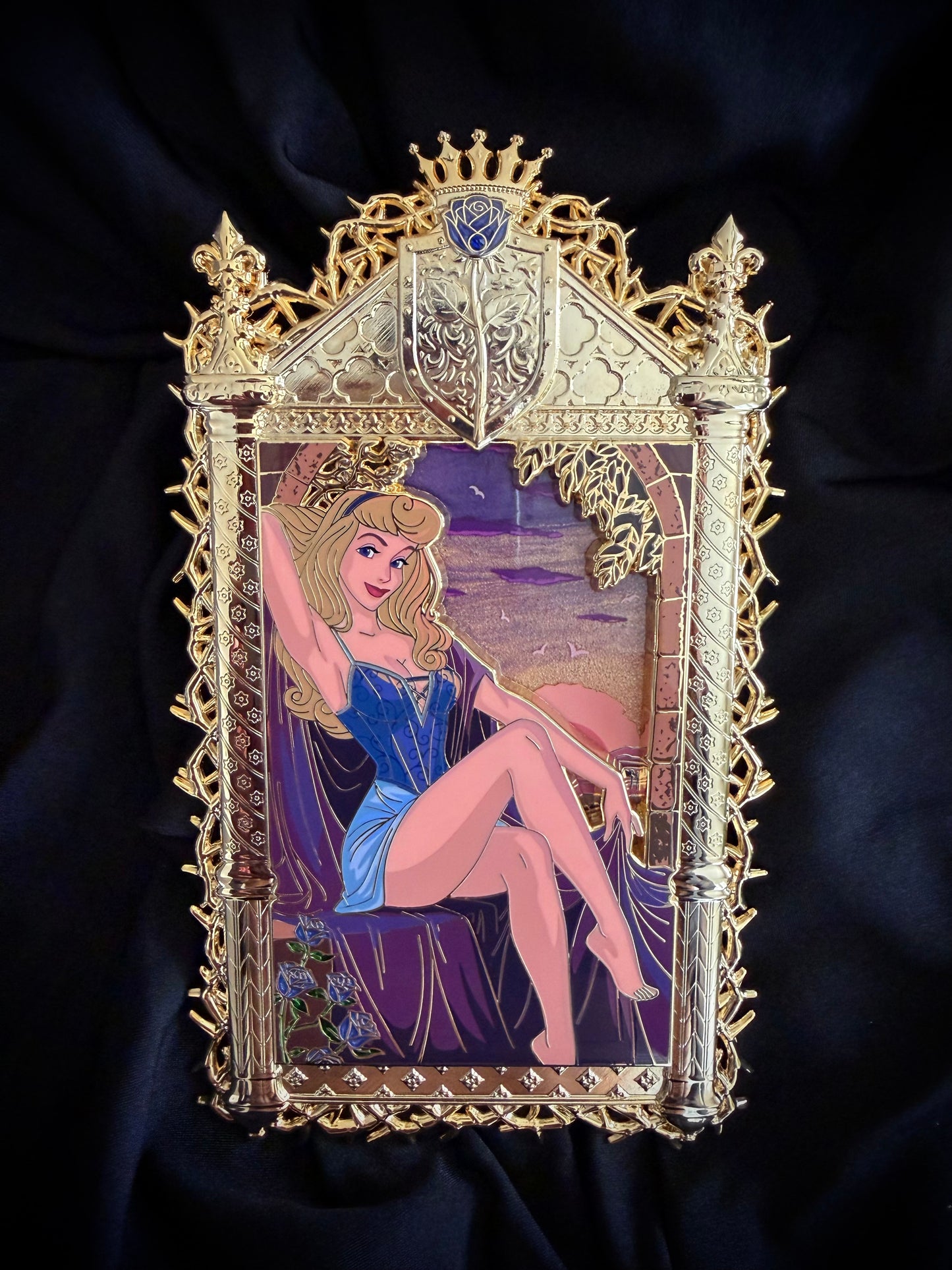Magically Horrific™ Artistic Allure Collection: BLUE ARA Limited Edition Pin + Print + Sticker