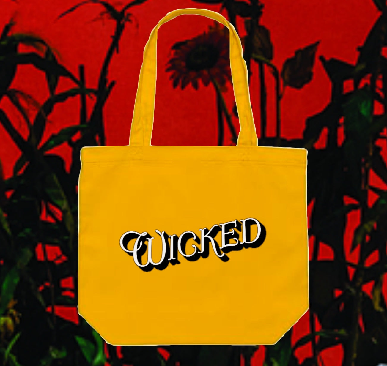 Magically Horrific™ Yellow Brick Road Simple Movie Tote Bag (Large Size)