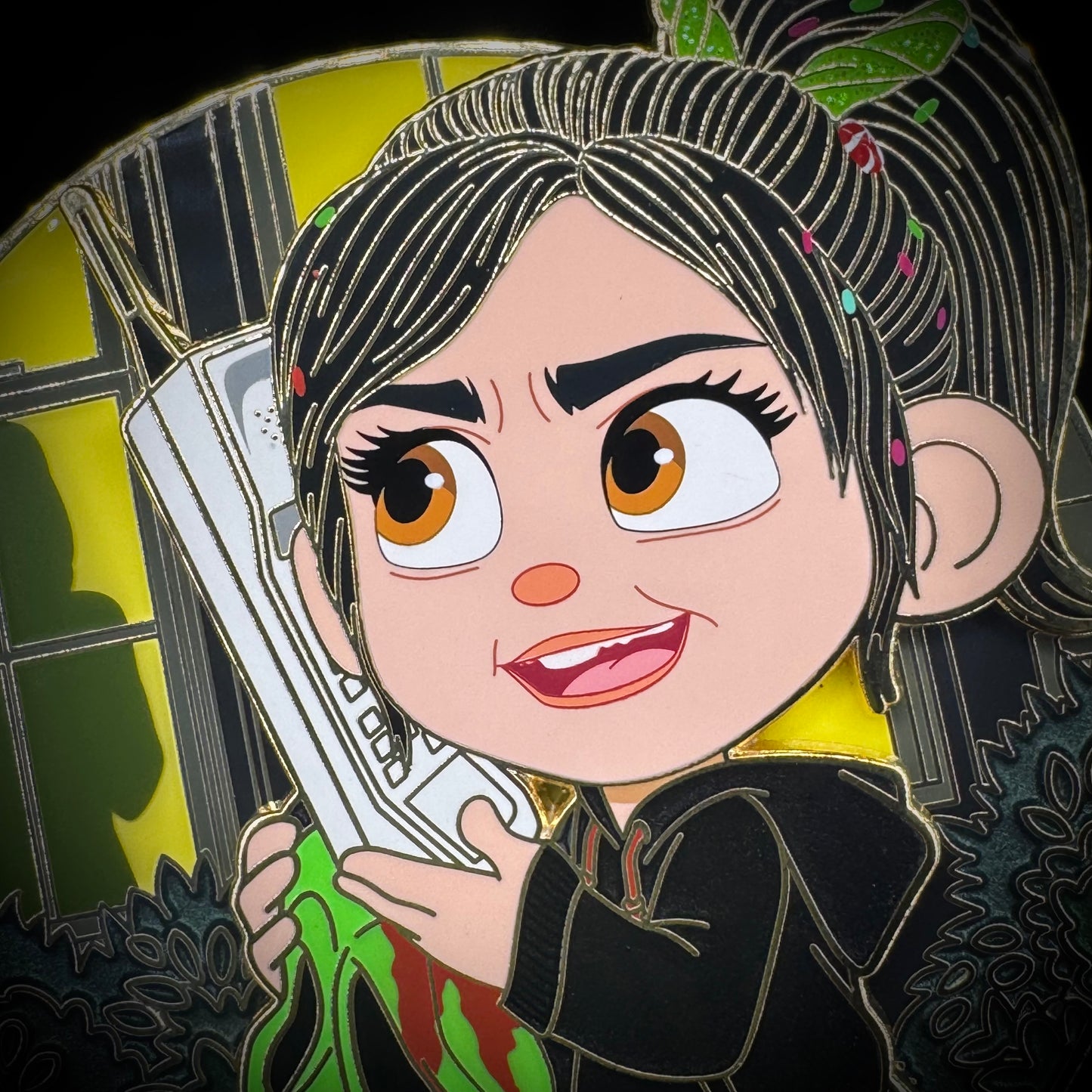 Magically Horrific™ "Surprise Glitch!" Fantasy Limited Edition Pin (STAB Green Color)