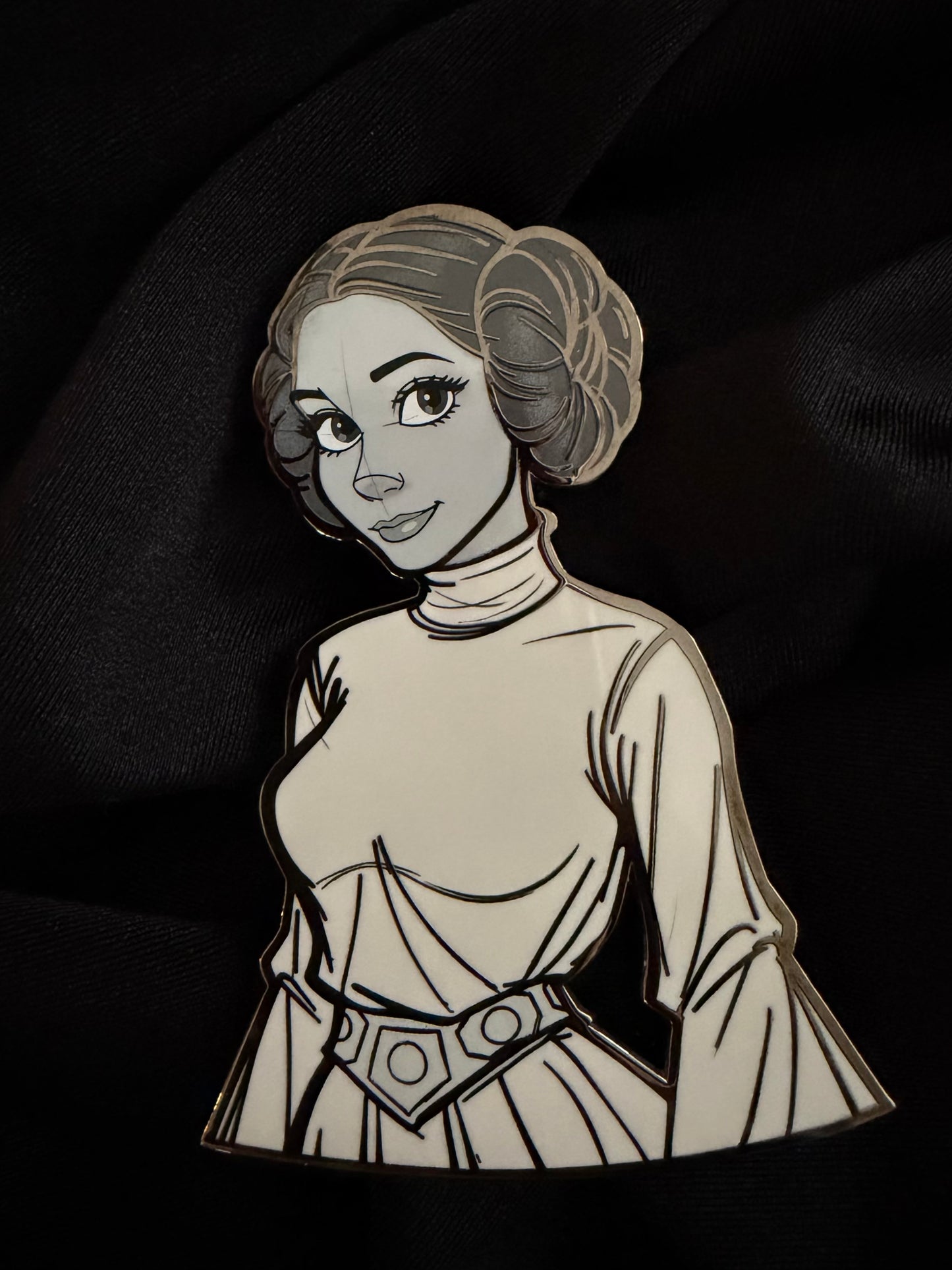 Magically Horrific™ “Simon’s Sketchbook May The 4th Be With You” B&W Limited Edition Pin