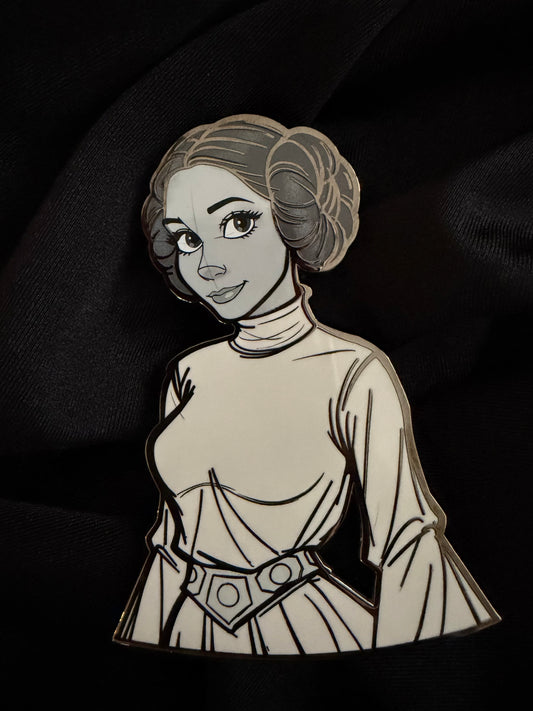 Magically Horrific™ “Simon’s Sketchbook May The 4th Be With You” B&W Limited Edition Pin
