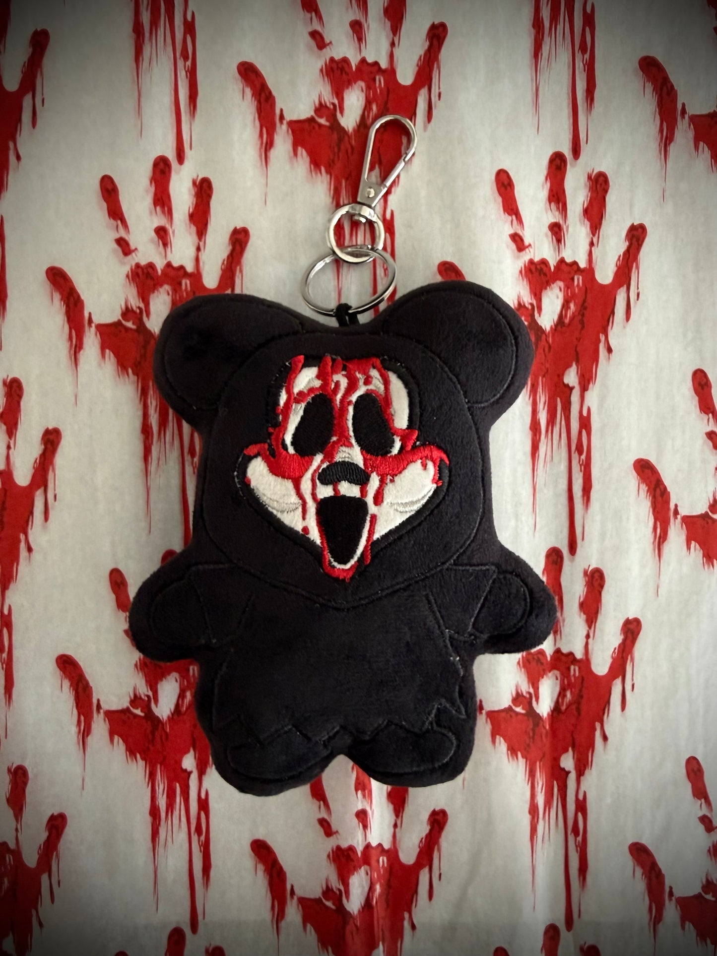 Magically Horrific™ PUFFED UP Plush Keychain (Full Body 90s Bloody GM)