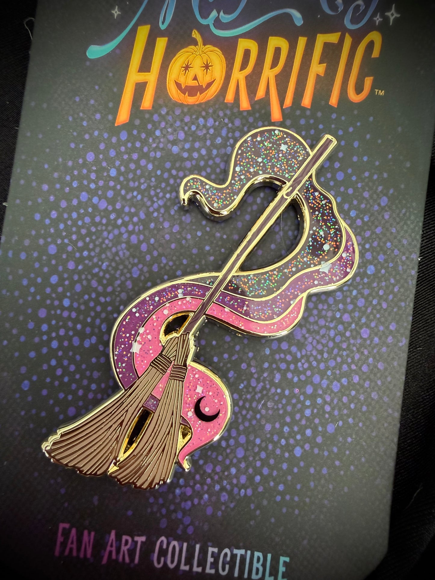 Magically Horrific™ HPPE25 Witch Brooms Collectible Pins (Choose Your Design)