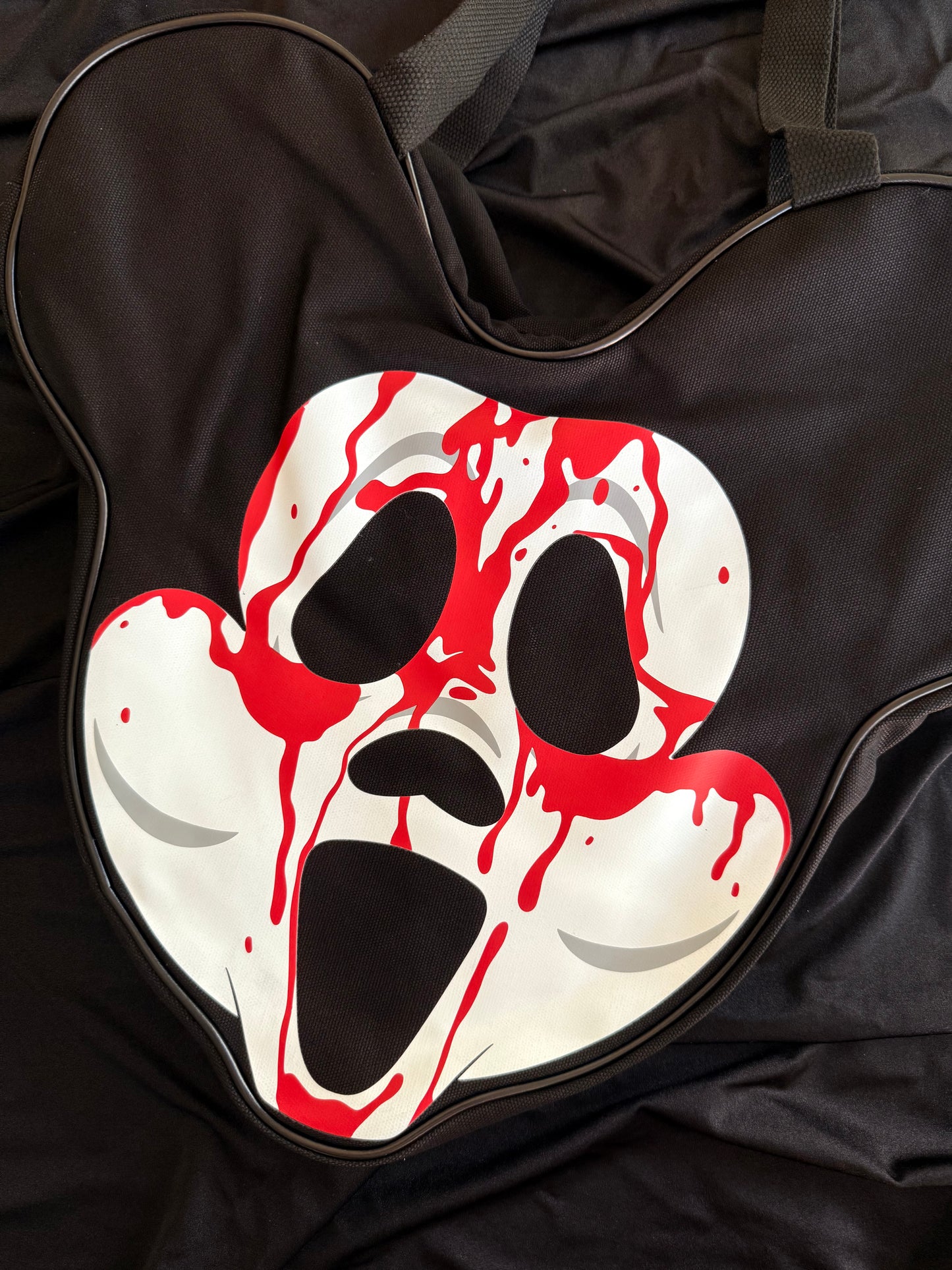 Magically Horrific™ BLOODY GM Big Face Zip Tote Bag READY TO SHIP
