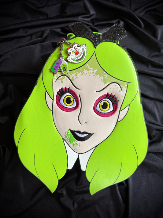 Magically Horrific™ The ALICEJUICE Novelty Purse/Backpack (GREEN)