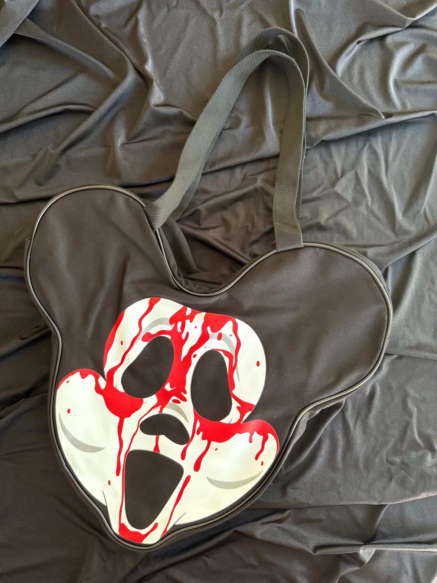 Magically Horrific™ BLOODY GM Big Face Zip Tote Bag READY TO SHIP