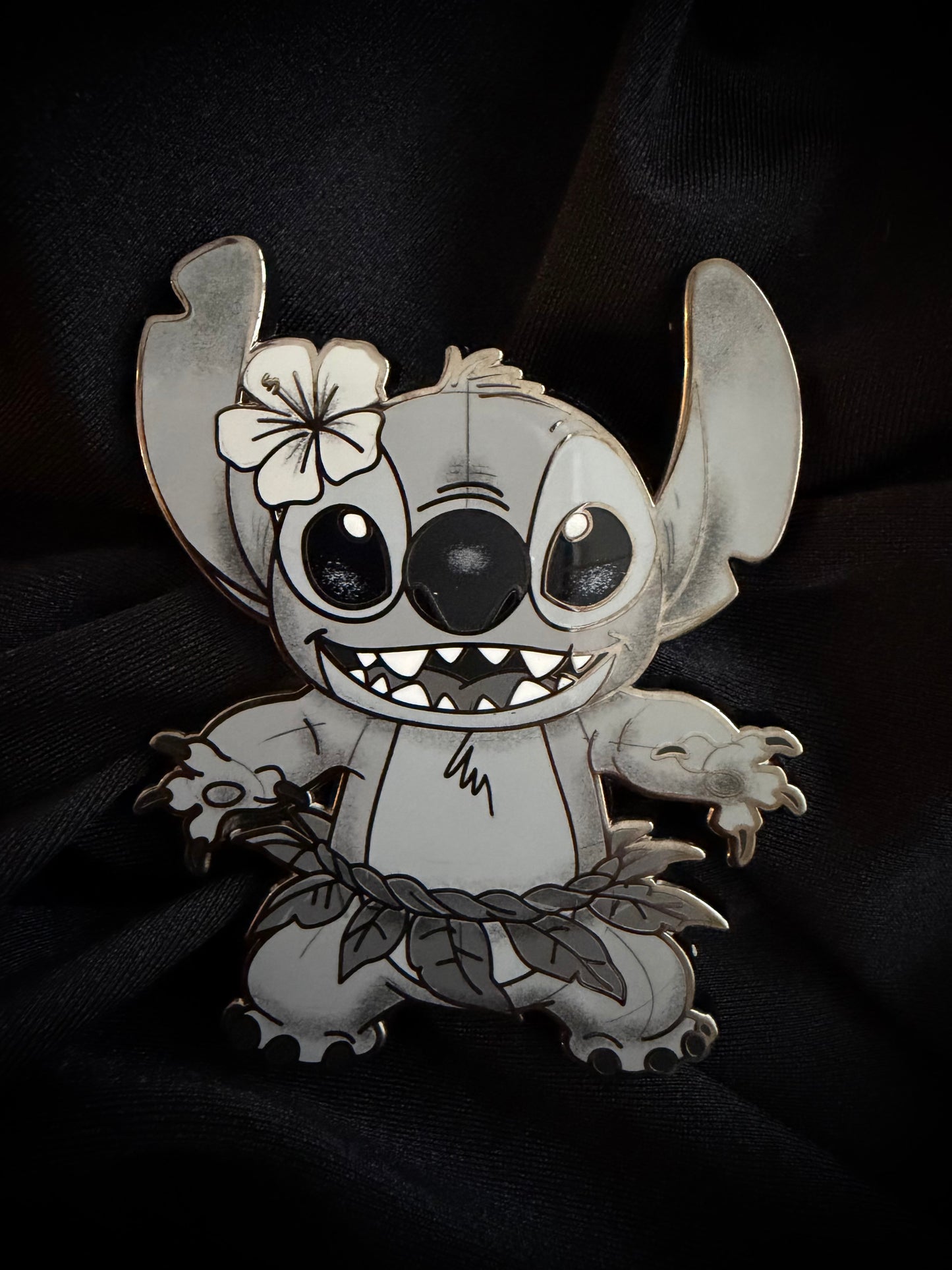Magically Horrific™ “Simon’s Sketchbook: Hula Lessons” B&W Limited Edition Pin