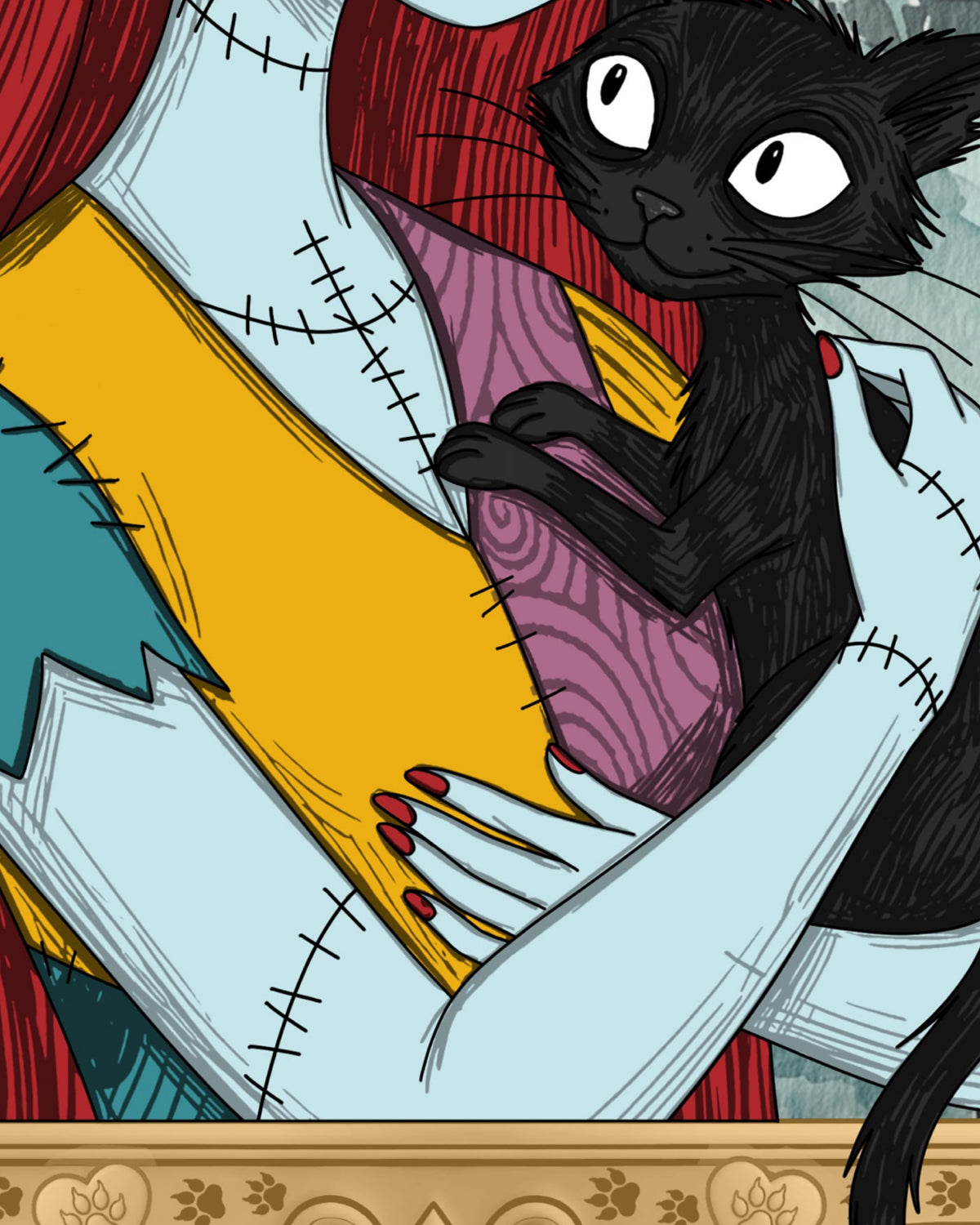 Magically Horrific™ Loyal Hearts: S+Kitty Limited Edition Pin