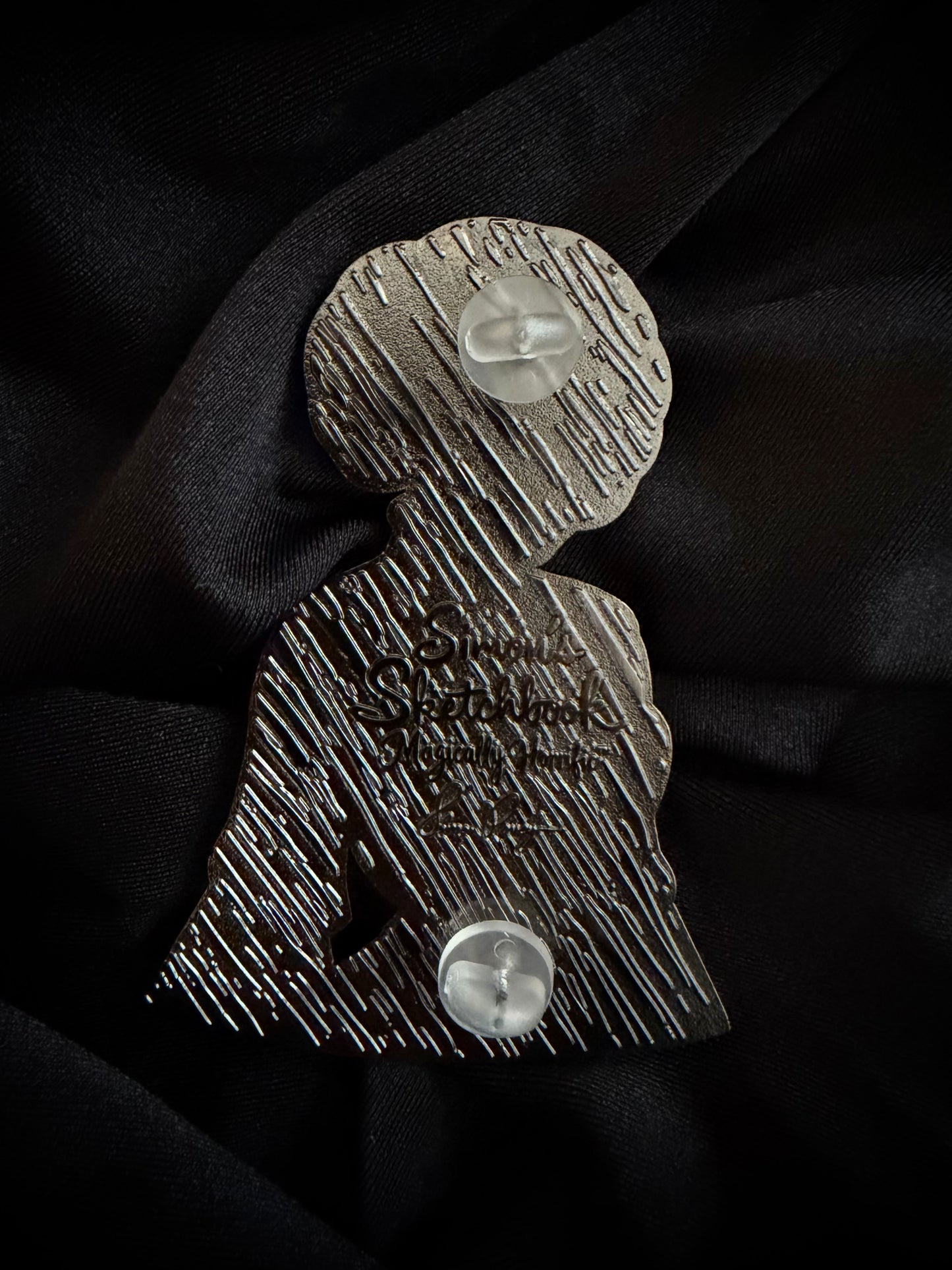 Magically Horrific™ “Simon’s Sketchbook May The 4th Be With You” B&W Limited Edition Pin