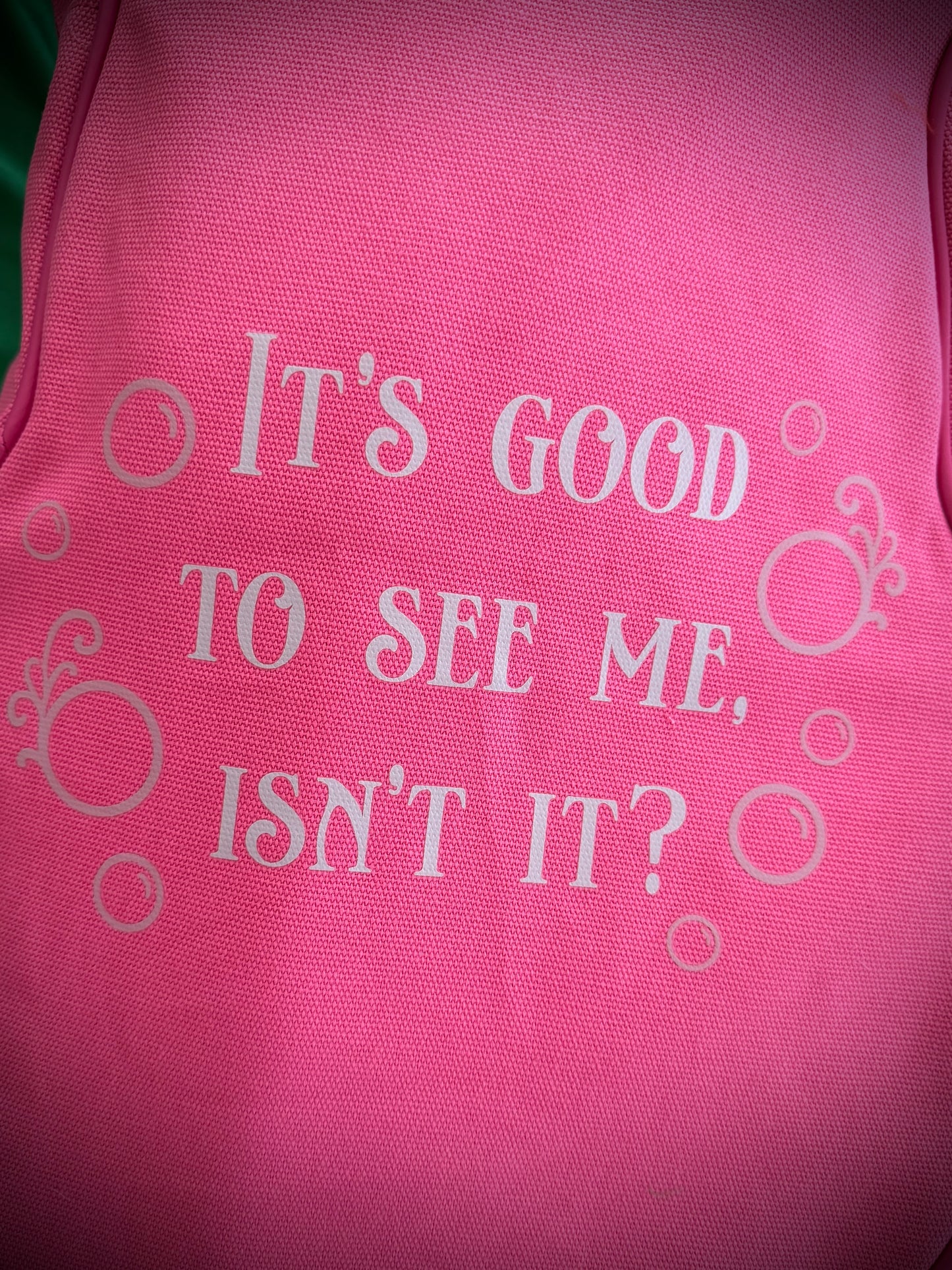Magically Horrific™ BLONDE & PINK Big Face Zip Tote Bag