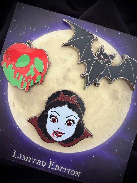 Magically Horrific™ The Count Snow 3 Enamel Pin Set