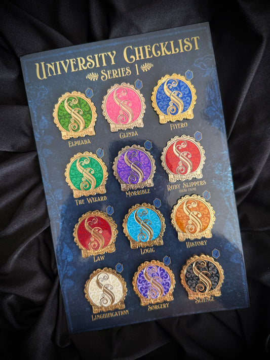 The University Pin Series 1 (Choose Your Pin! Buy 2, Get $2 Off Each One!)