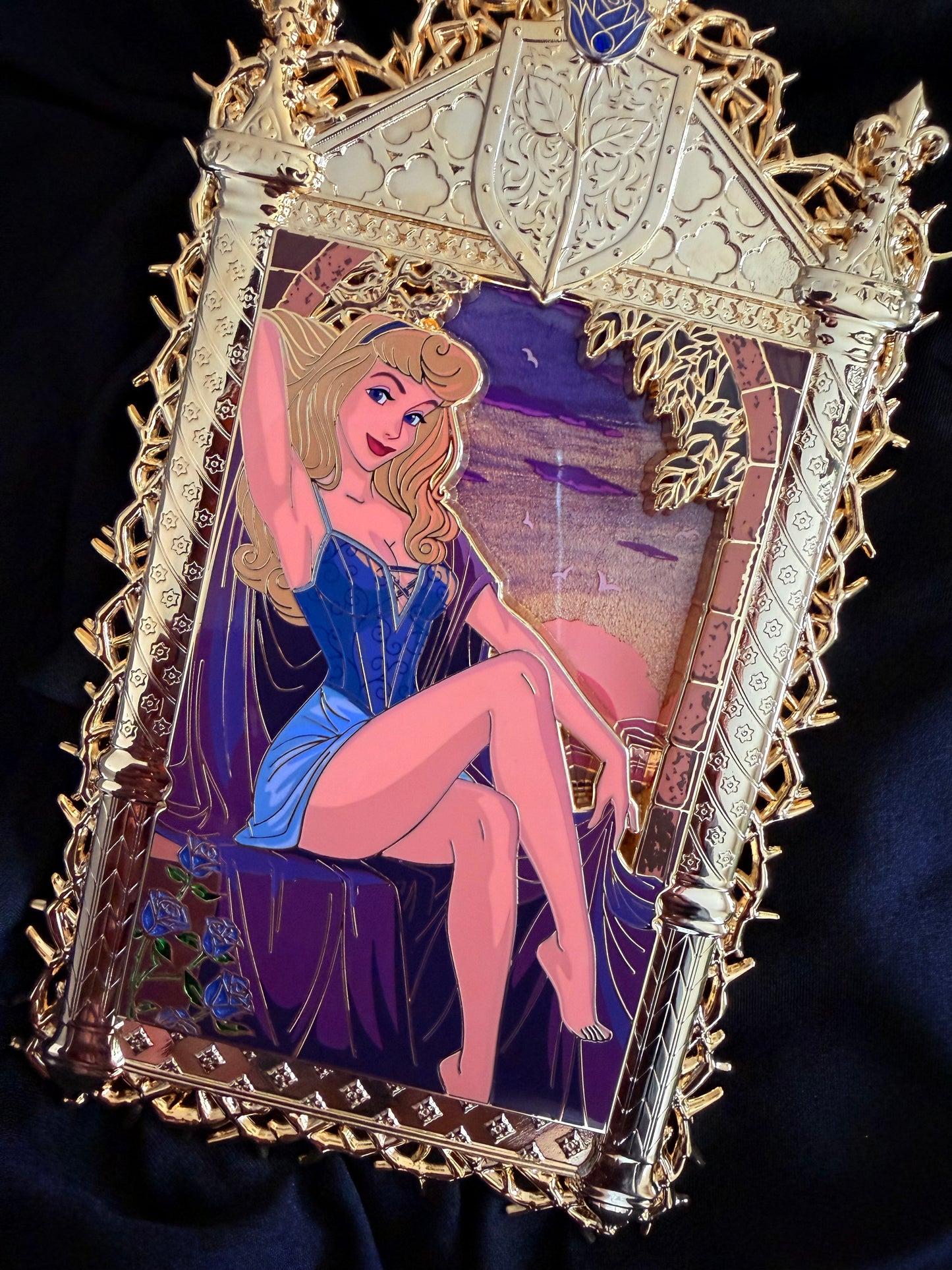 Magically Horrific™ Artistic Allure Collection: BLUE ARA Limited Edition Pin + Print + Sticker