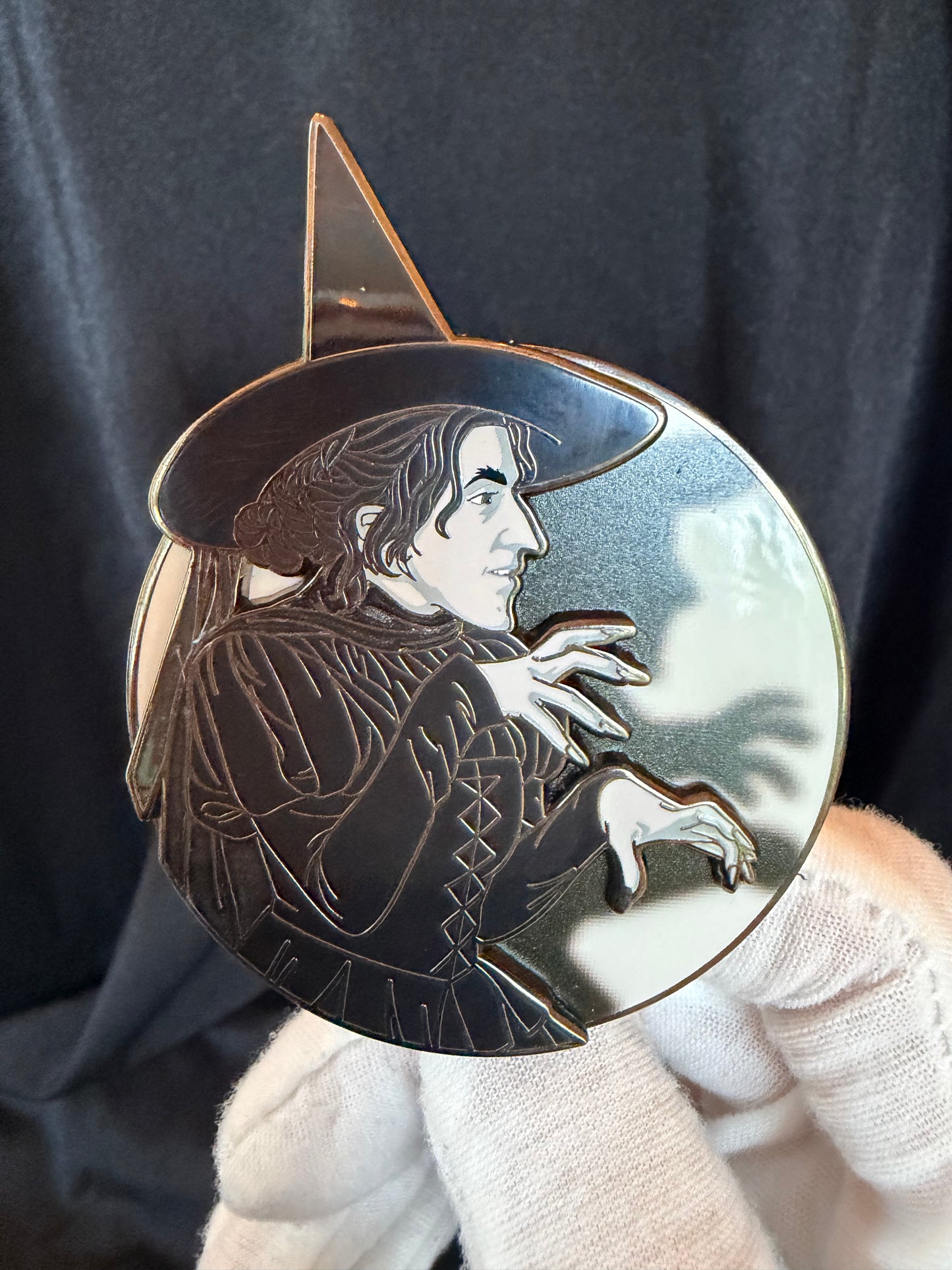 Magically Horrific™ Profile Limited Edition Pin MARCH WW B&W