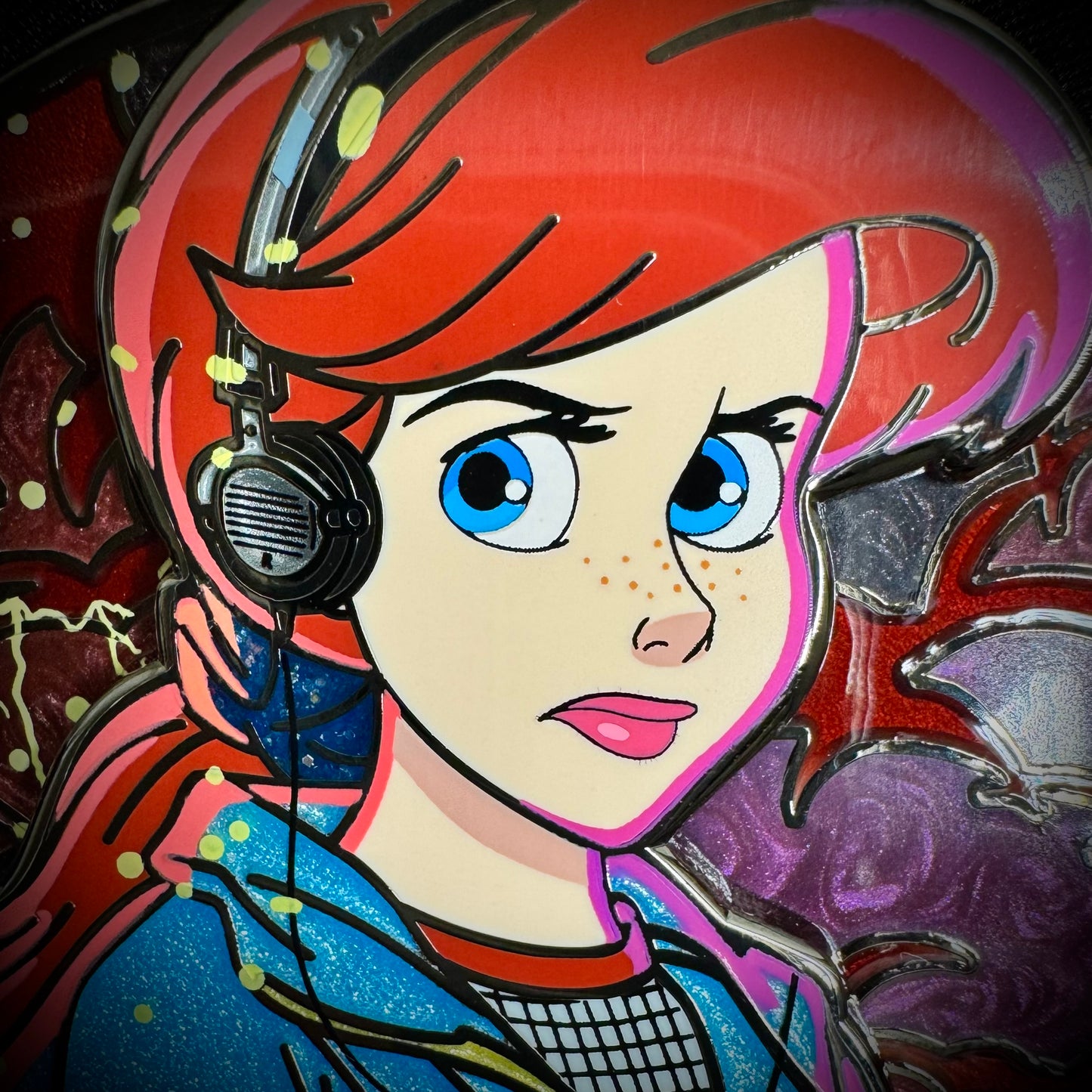 Magically Horrific™ STARCOURT KINGDOM Limited Edition Pin HEADPHONES MX