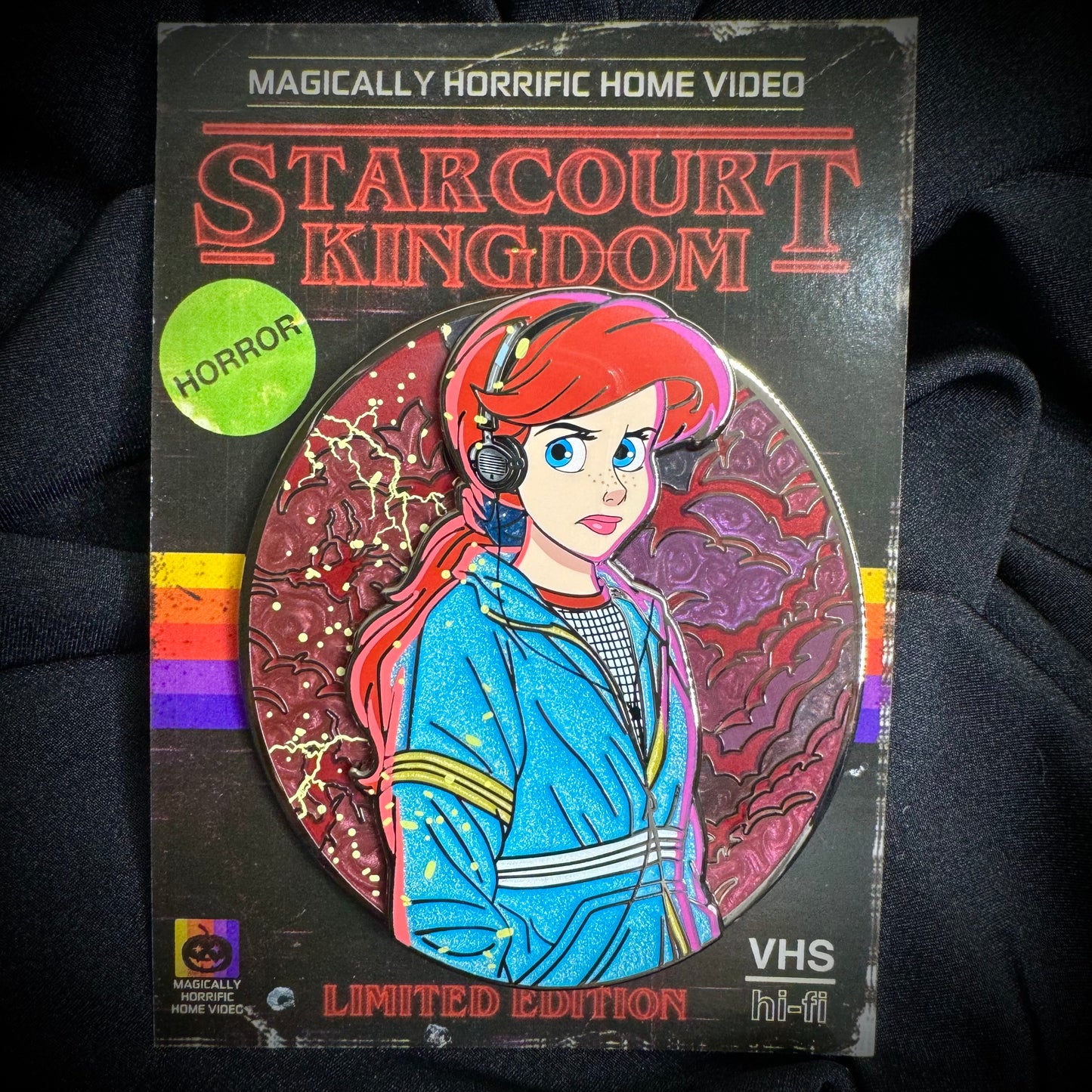 Magically Horrific™ STARCOURT KINGDOM Limited Edition Pin HEADPHONES MX
