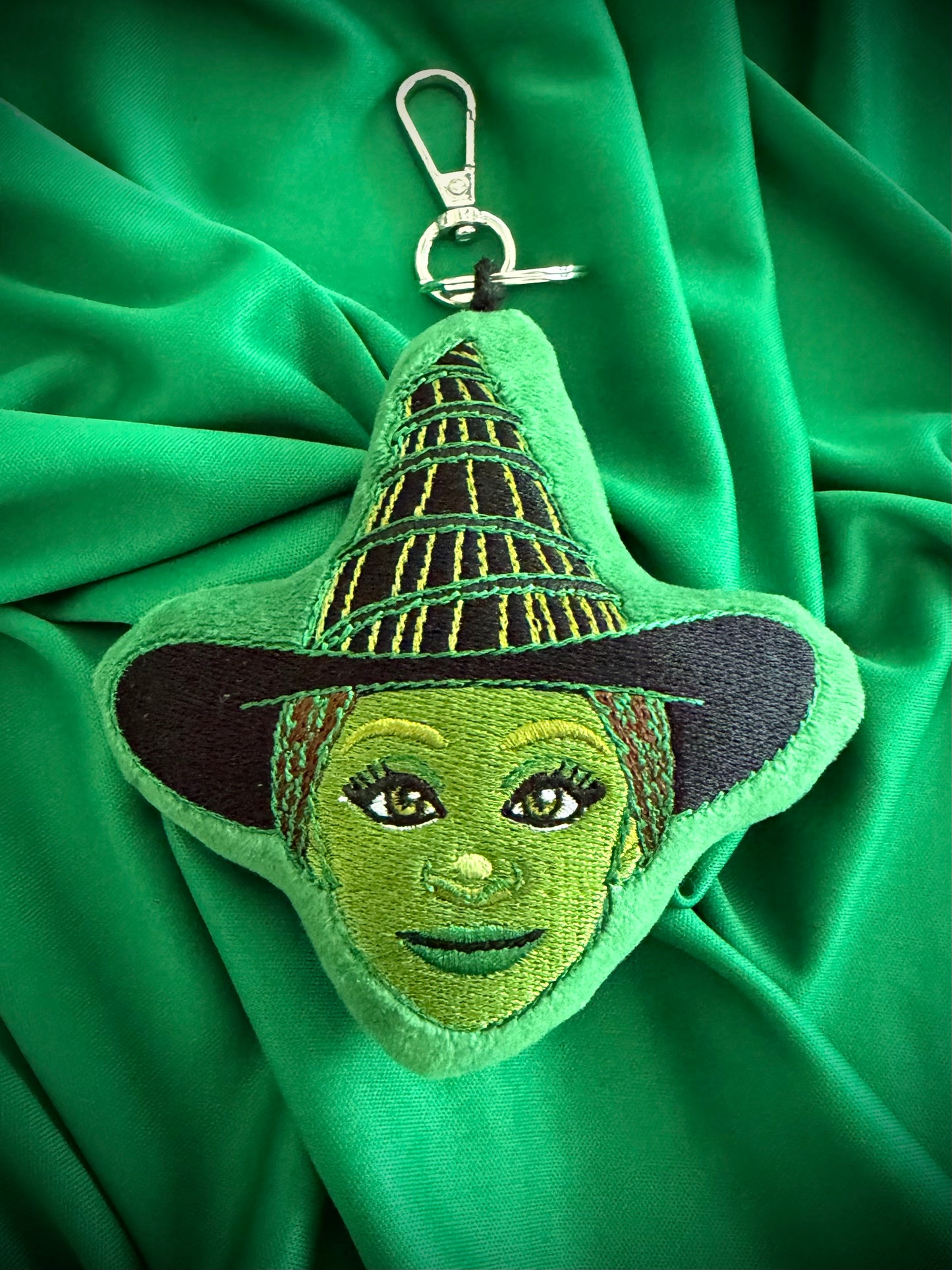 Magically Horrific™ PUFFED UP Plush Keychain (Green Witch)