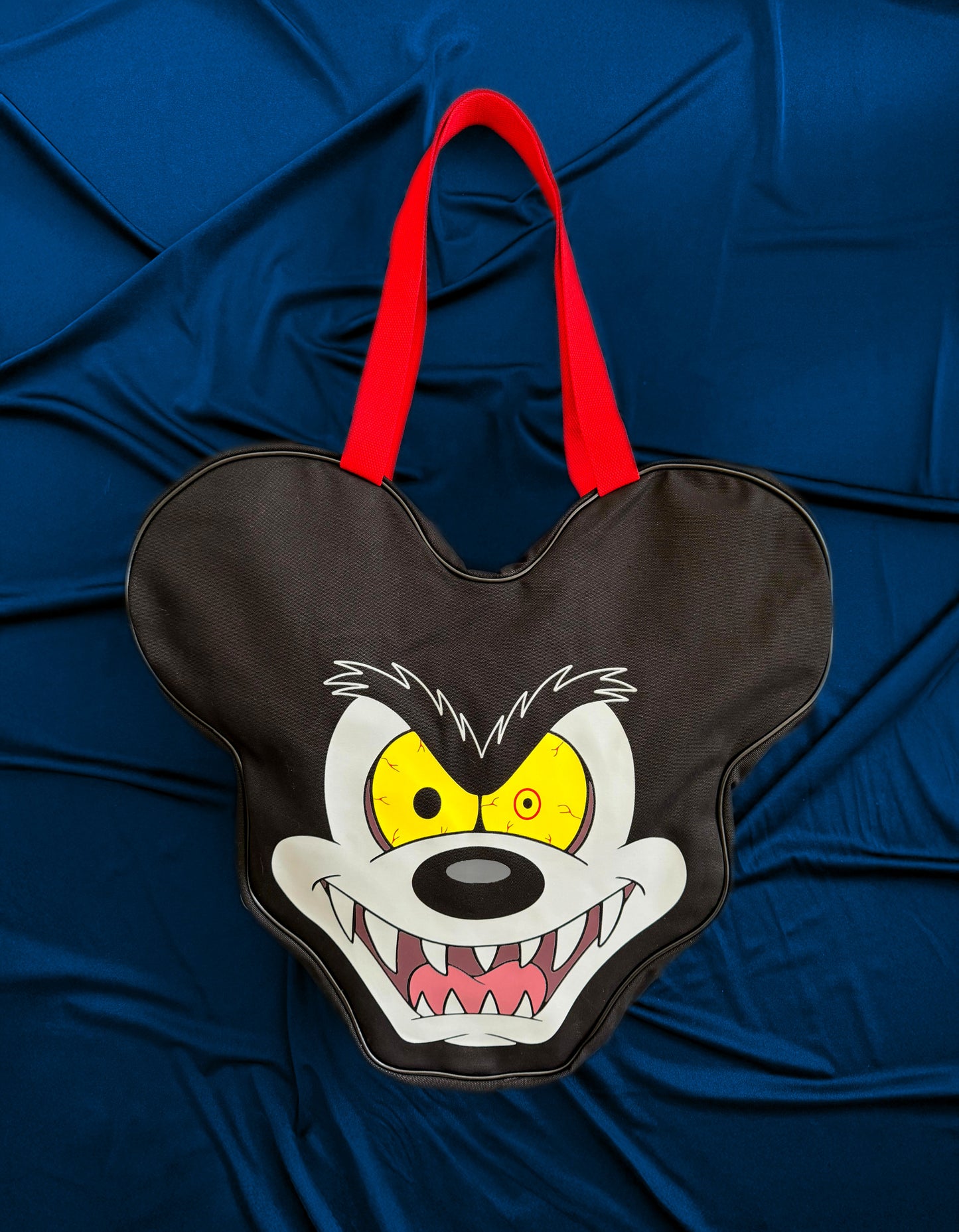 Magically Horrific™ Crashed Out Rat Big Face Zip Tote Bag