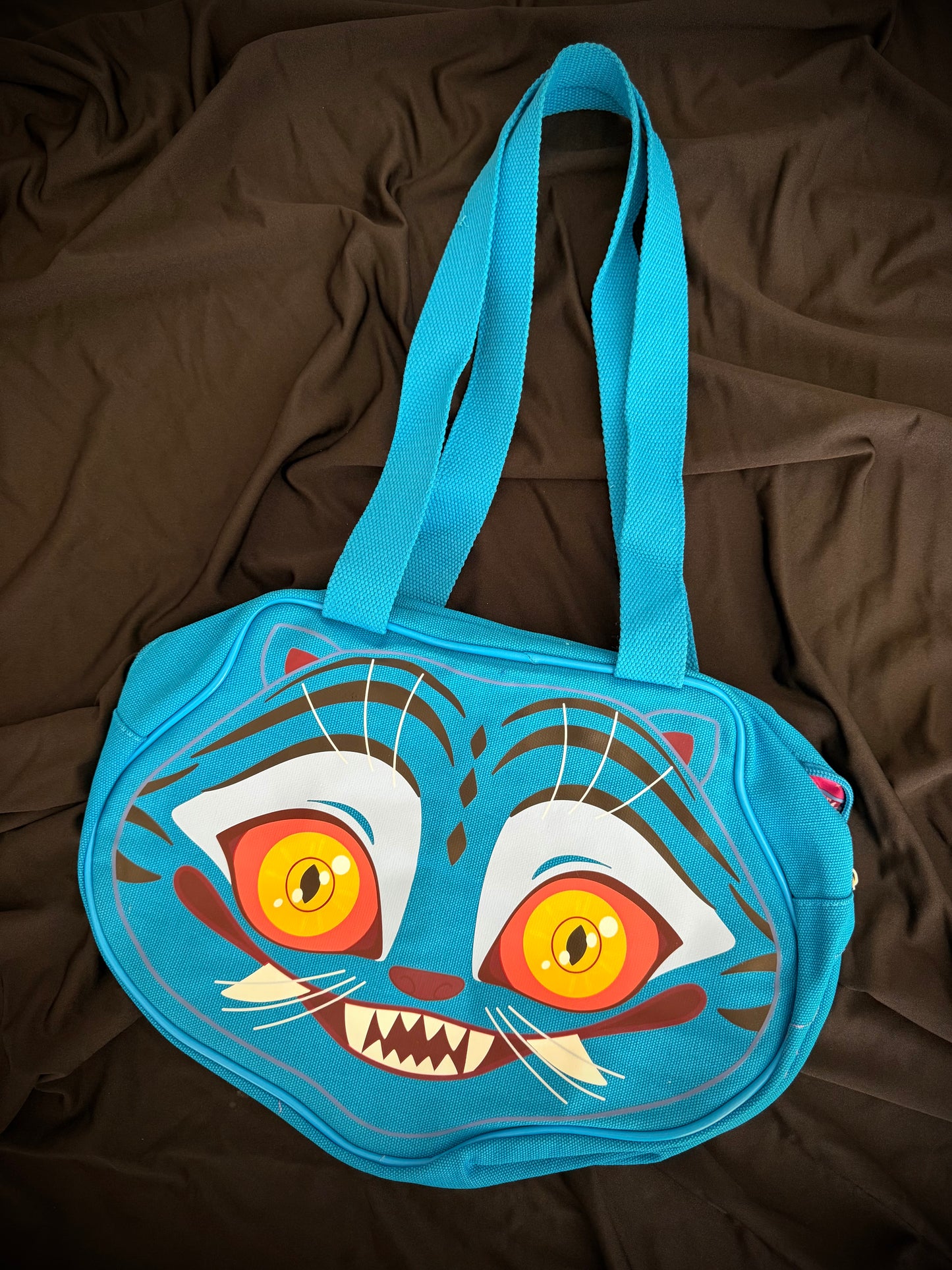 Magically Horrific™ "DERPITTY" Adult Big Face Zip Tote Bag