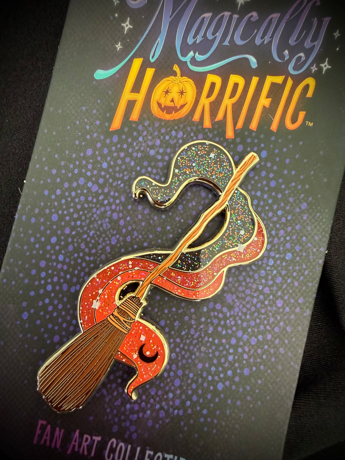 Magically Horrific™ HPPE25 Witch Brooms Collectible Pins (Choose Your Design)