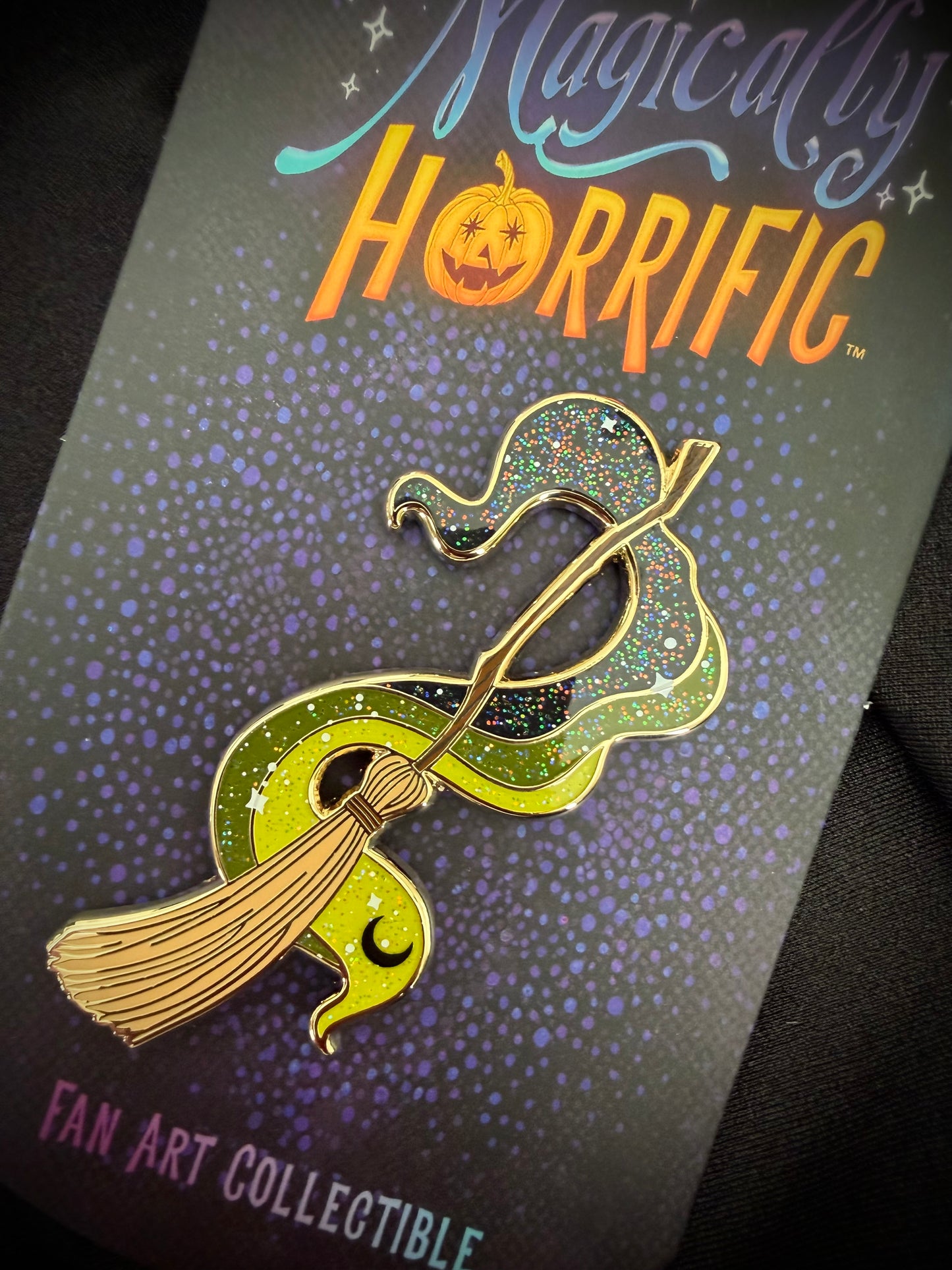 Magically Horrific™ HPPE25 Witch Brooms Collectible Pins (Choose Your Design)