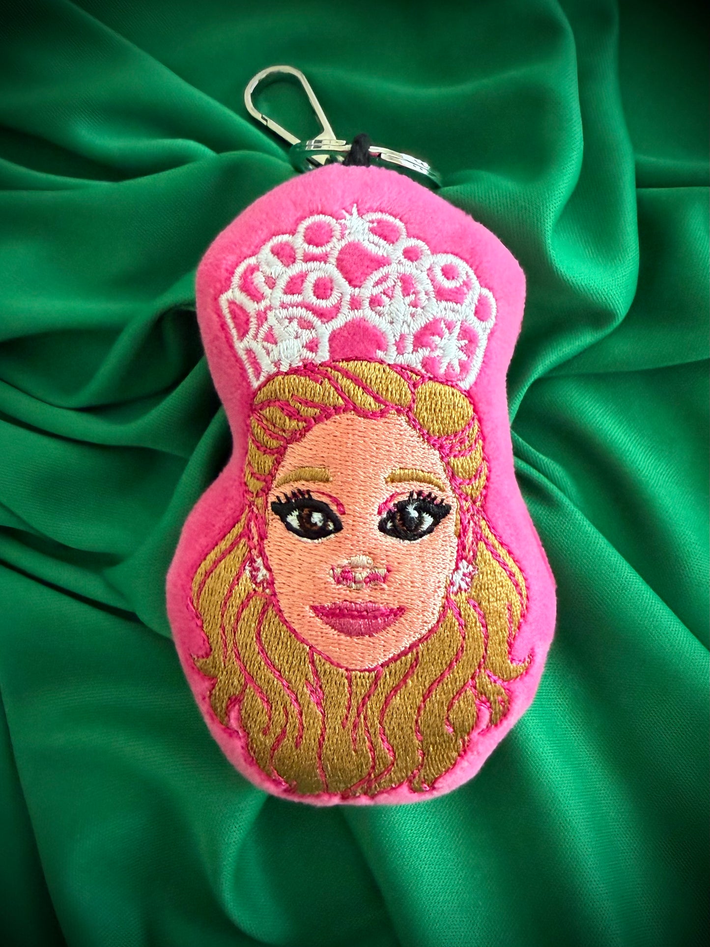 Magically Horrific™ PUFFED UP Plush Keychain (Pink Witch)