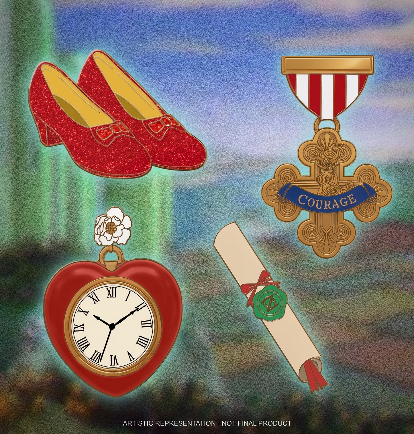 Magically Horrific™ "OFF TO SEE THE WIZARD" Limited Edition Pin Set-choose your pin!