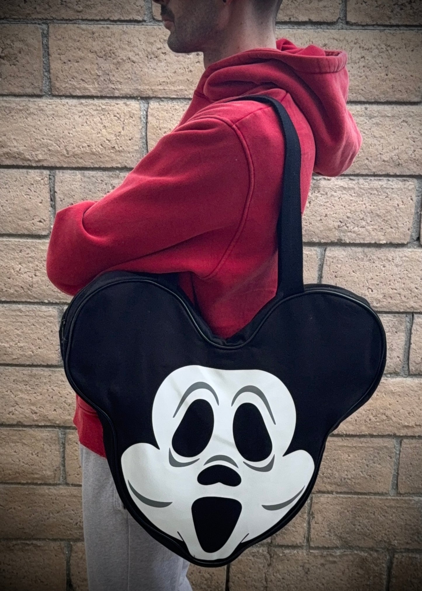 Magically Horrific™ BLOODY GM Big Face Zip Tote Bag READY TO SHIP