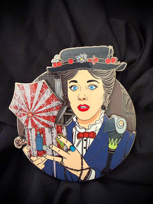 Magically Horrific™ "CONJURING POPPINS" Fantasy Limited Edition Pin