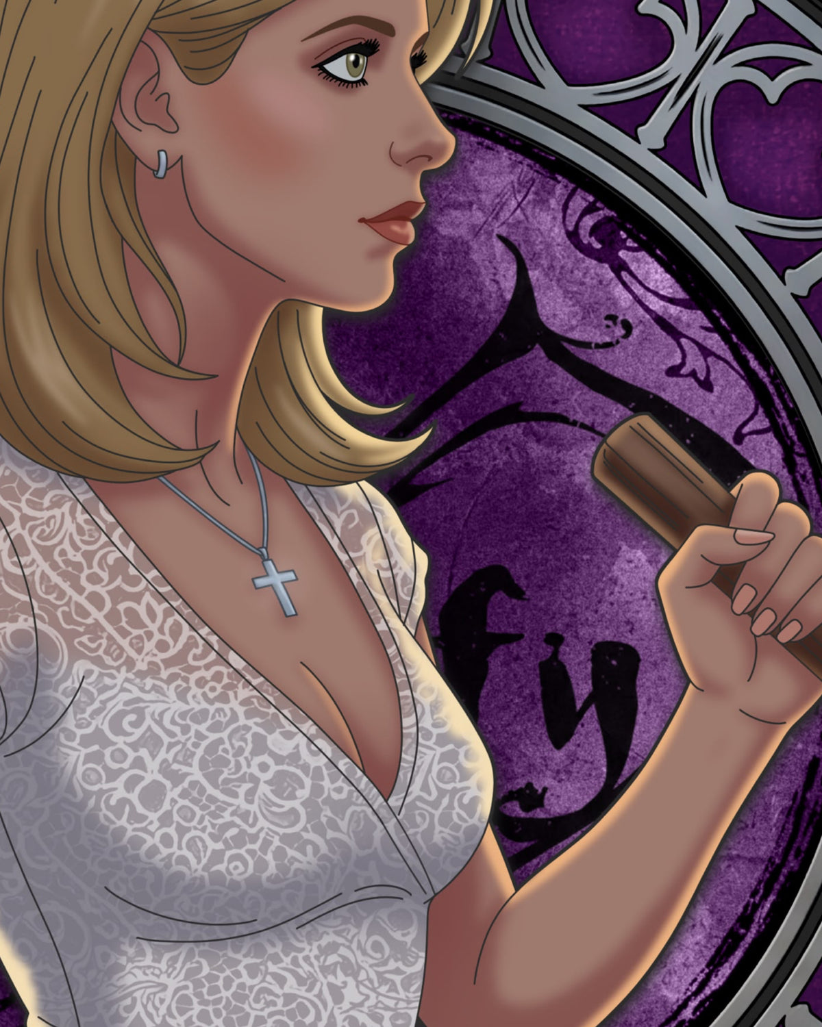 Magically Horrific™ Profile Limited Edition Pin VAMPSLAYER