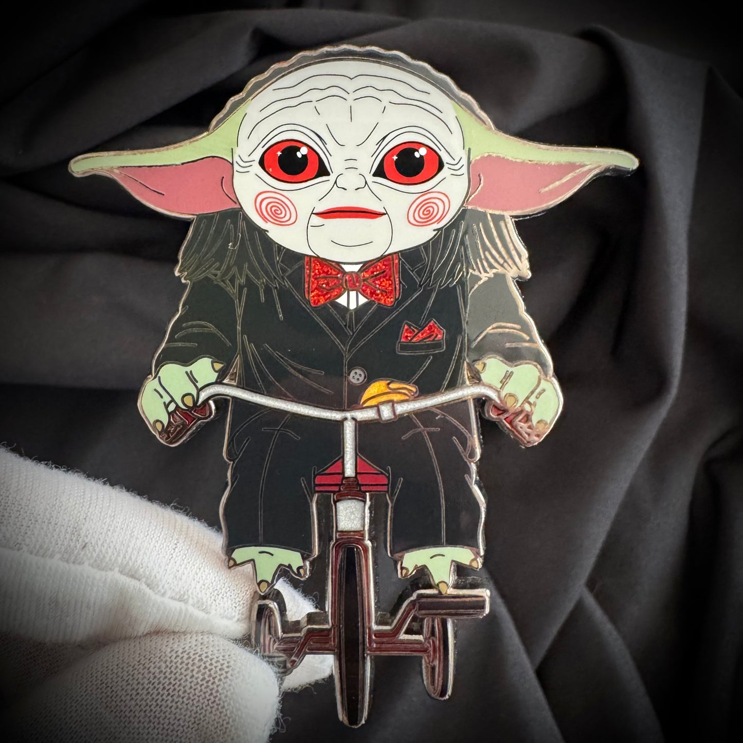 Magically Horrific™ Baby Alien Horror Billy Enamel Pin