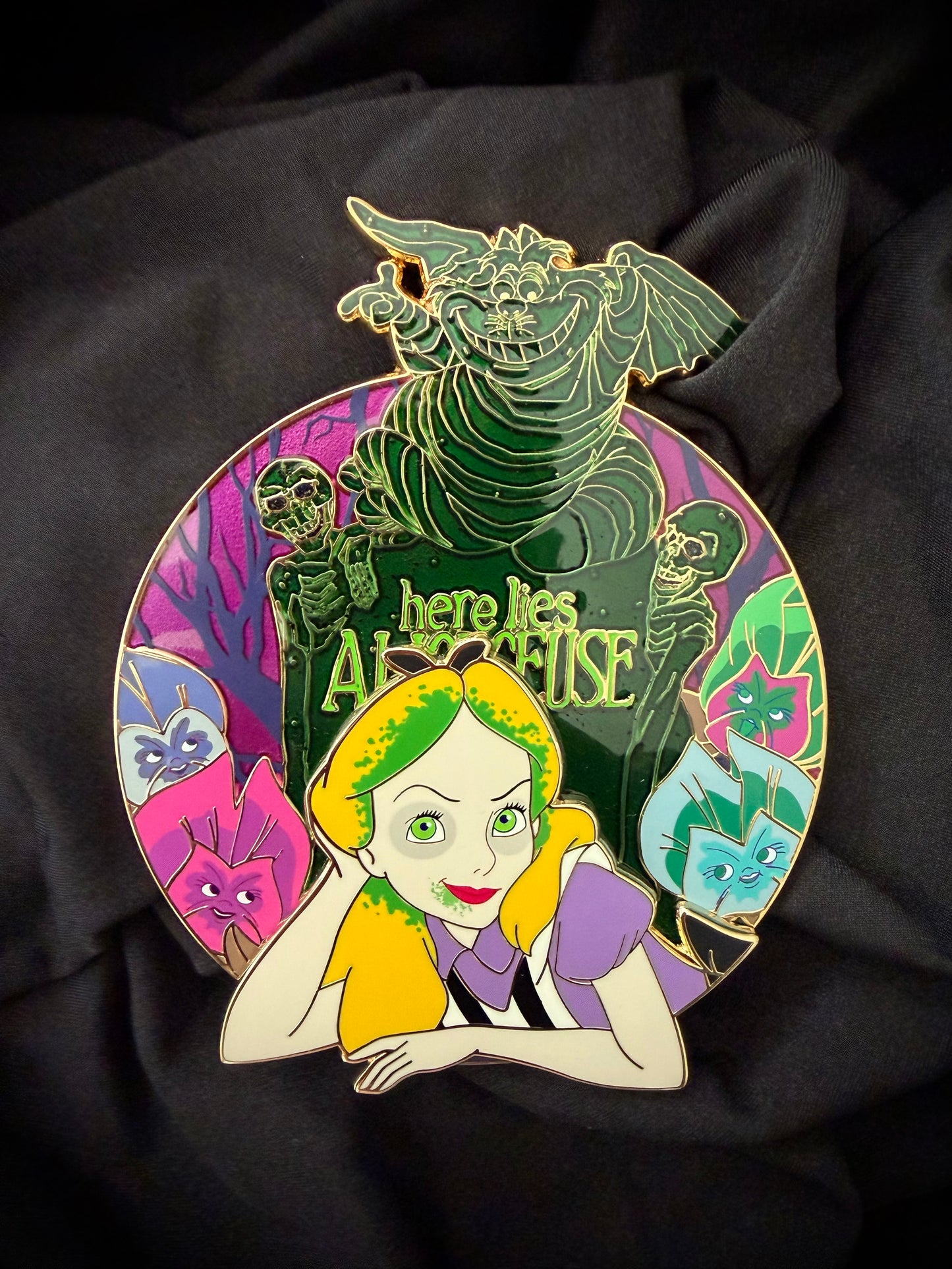 Magically Horrific™ "HERE LIES ALICEGEUSE" Fantasy Limited Edition Pin