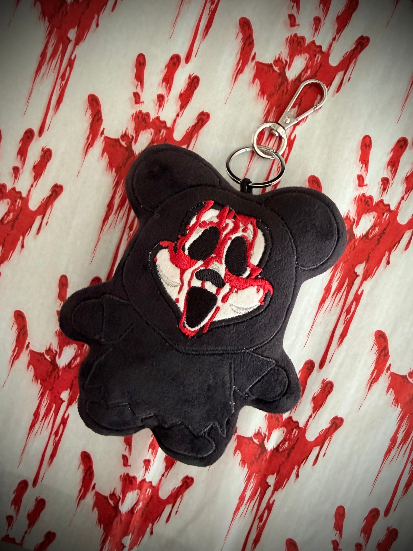 Magically Horrific™ PUFFED UP Plush Keychain (Full Body 90s Bloody GM)