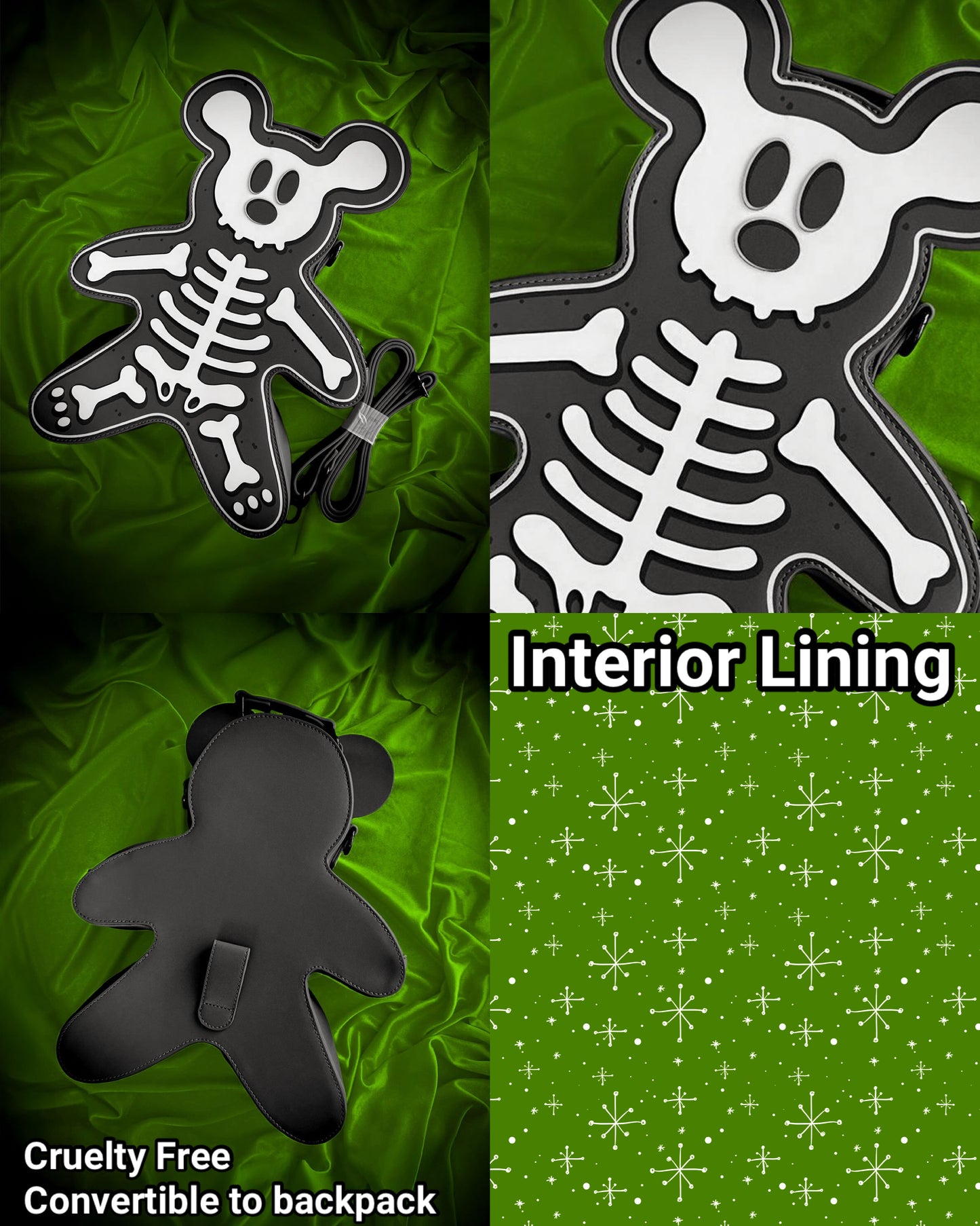 Magically Horrific™ BURNT LIMITED EDITION GingerDEAD M. Novelty Purse