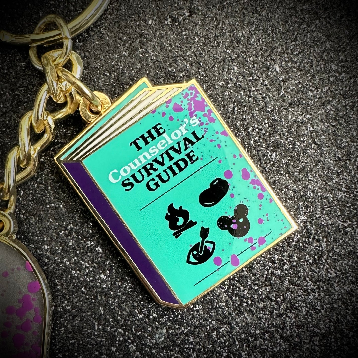 Magically Horrific™ The VM Novelty Purse Keychain Charms (8BIT BLUE/PURPLE)