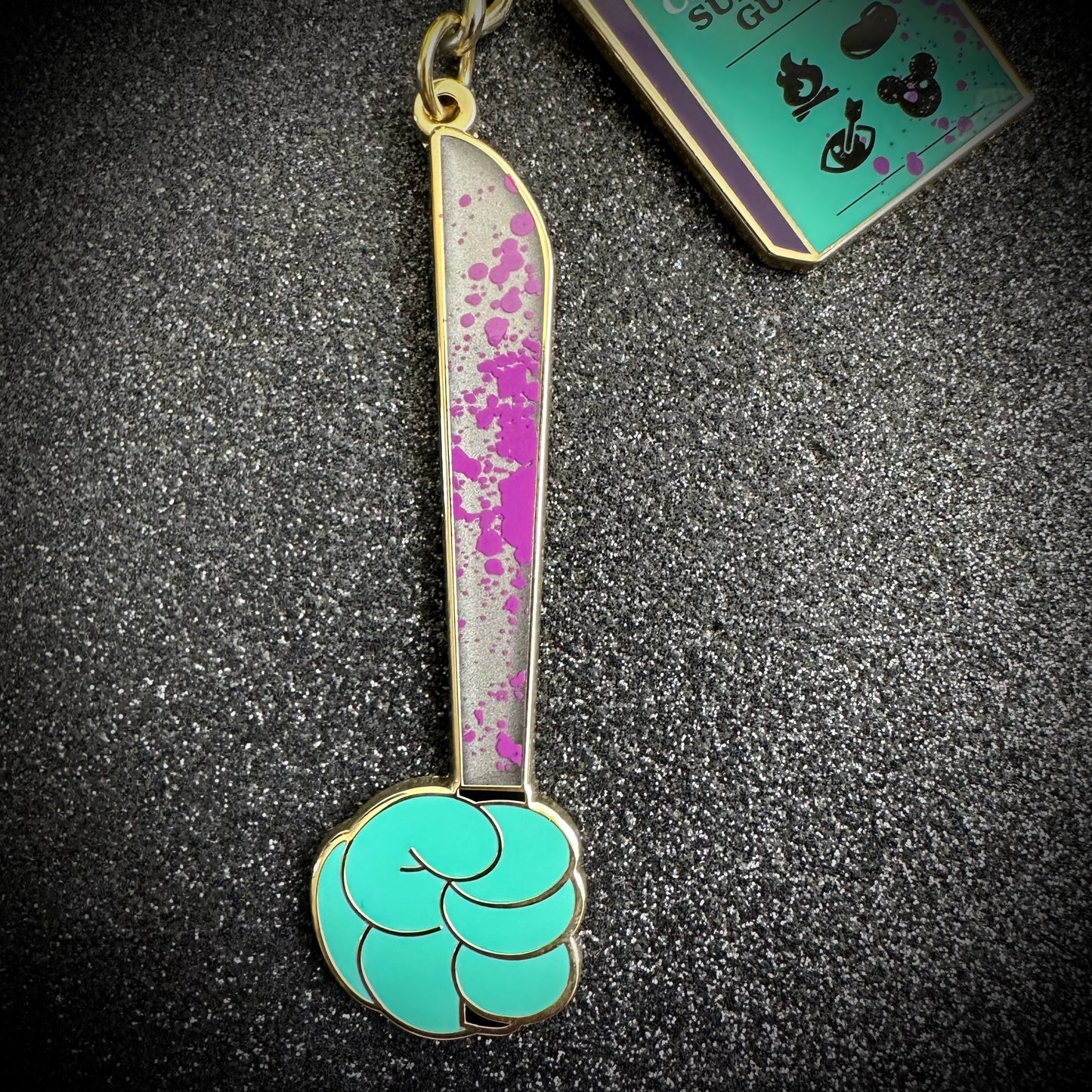 Magically Horrific™ The VM Novelty Purse Keychain Charms (8BIT BLUE/PURPLE)