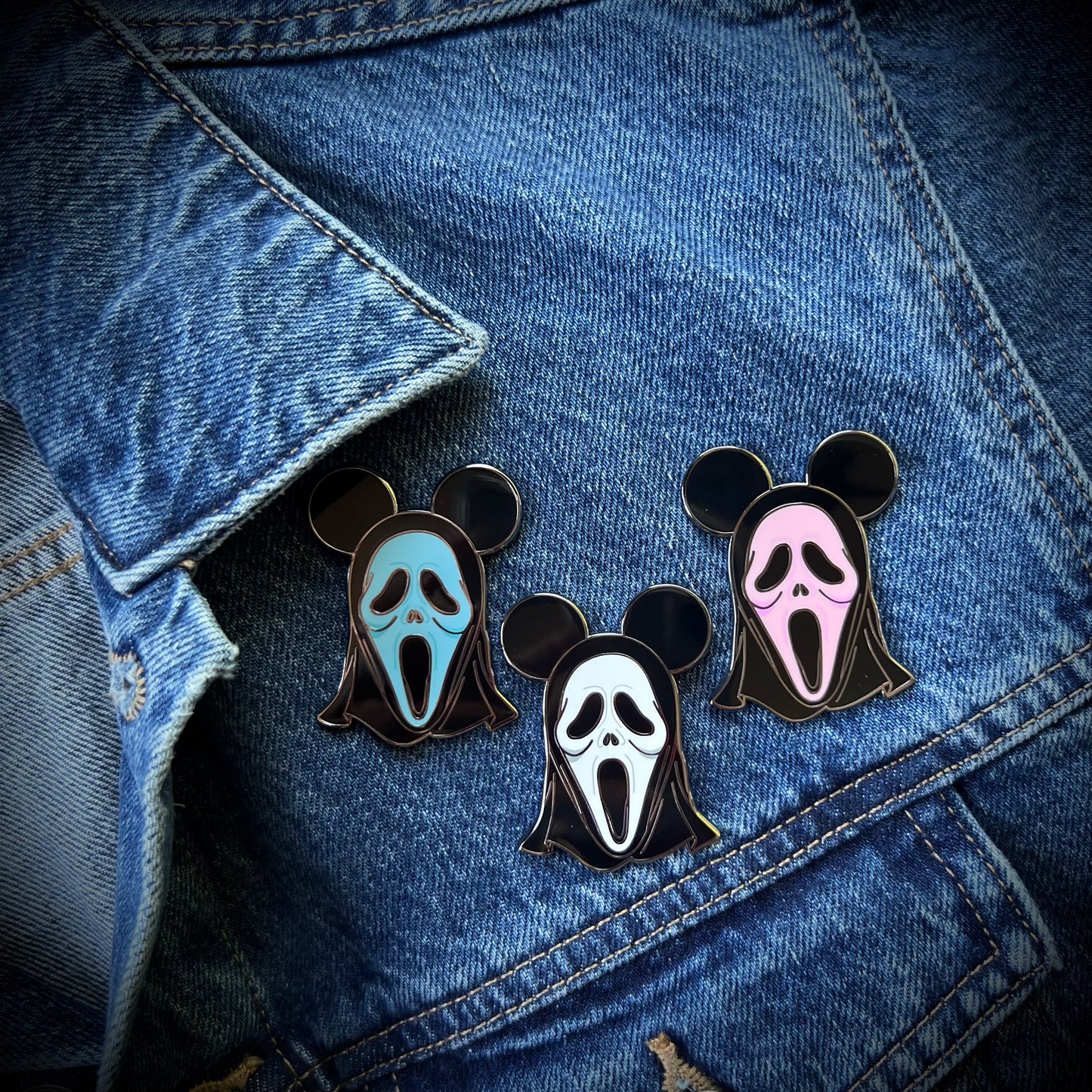 Magically Horrific™ "Ghost" Enamel Pin (Pastel Blue)
