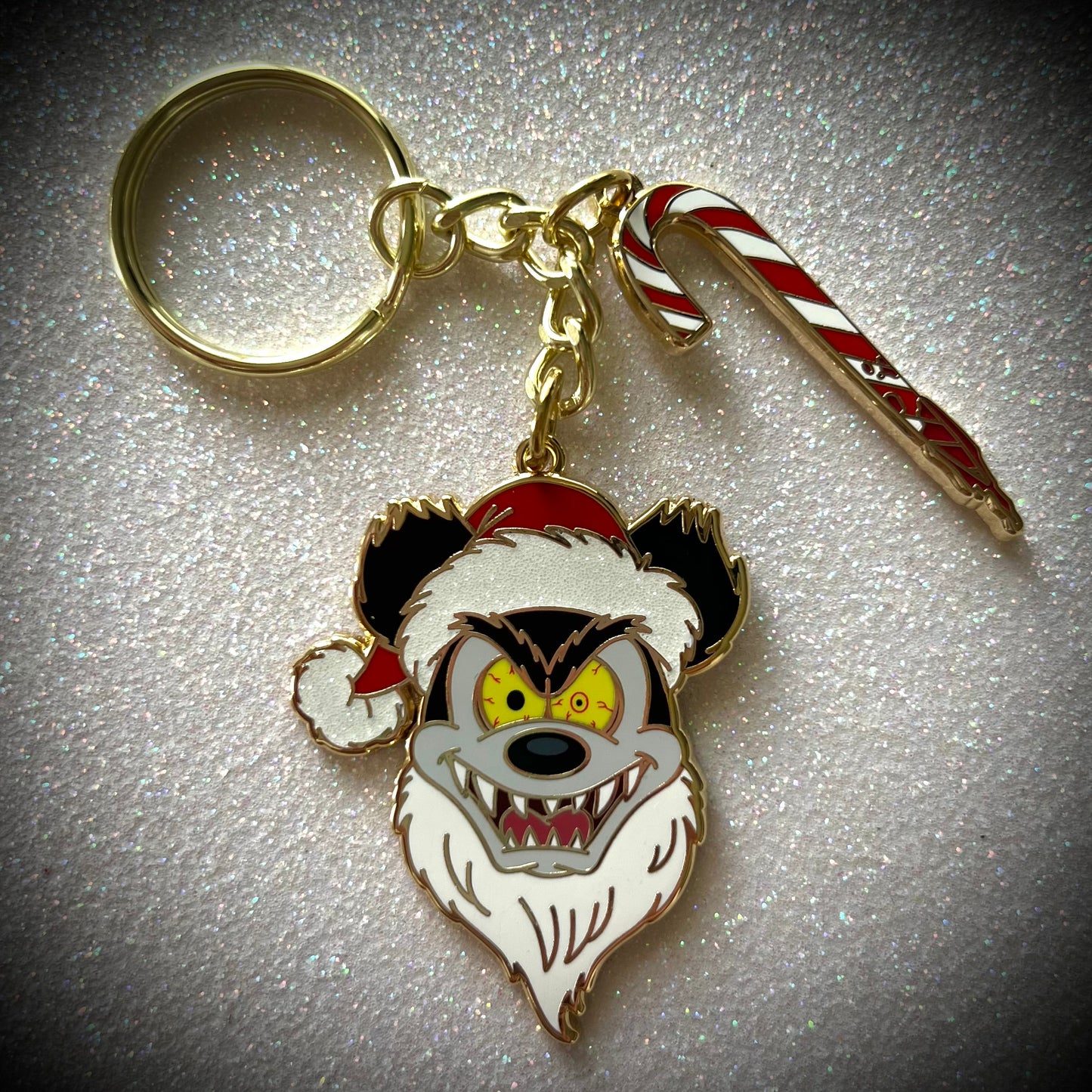 Psycho Santa Keychain