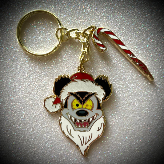 Psycho Santa Keychain