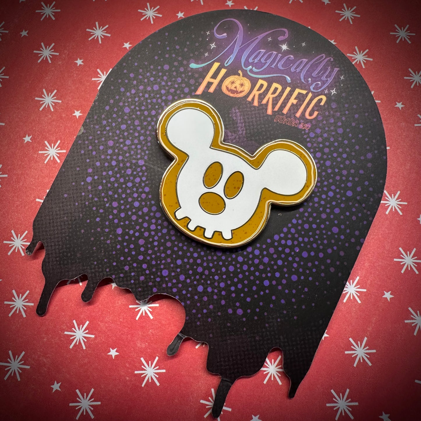 Gingerdead Face Enamel Pin